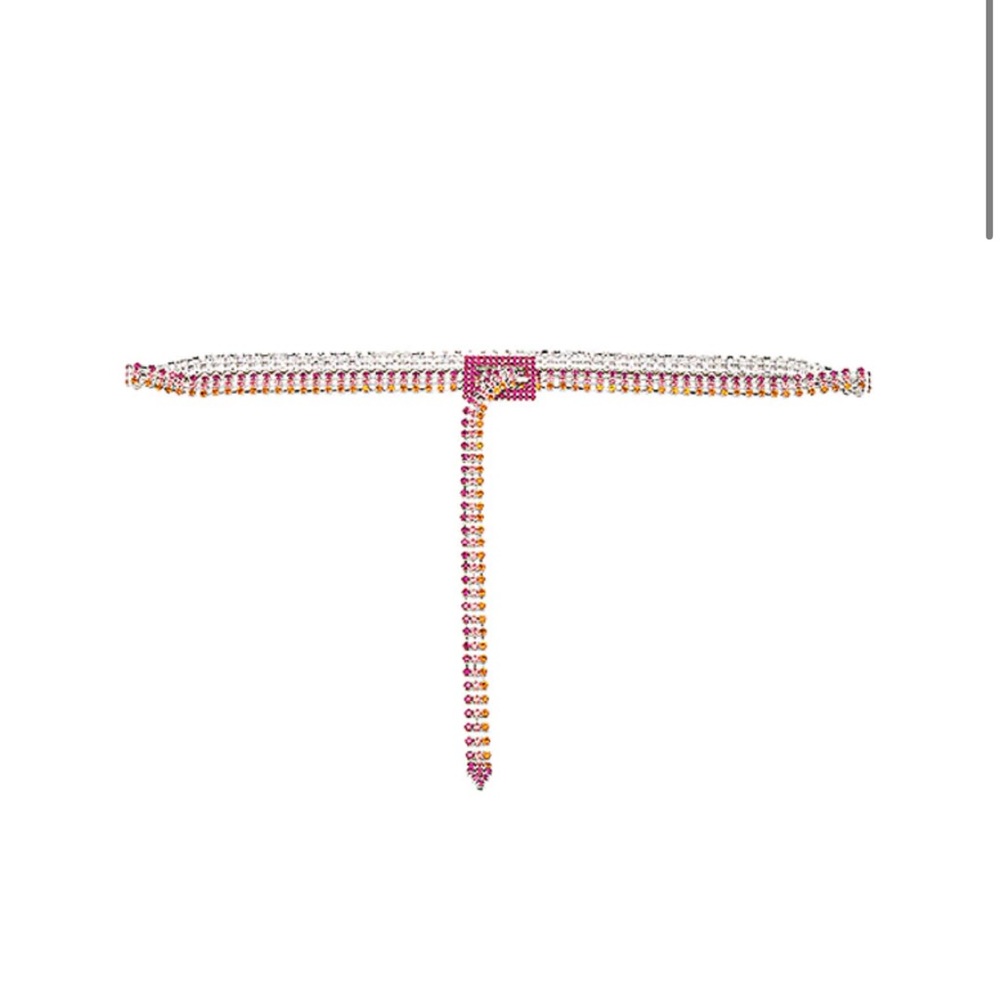 NWT pink rhinestone belt